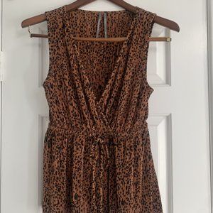 Animal print top